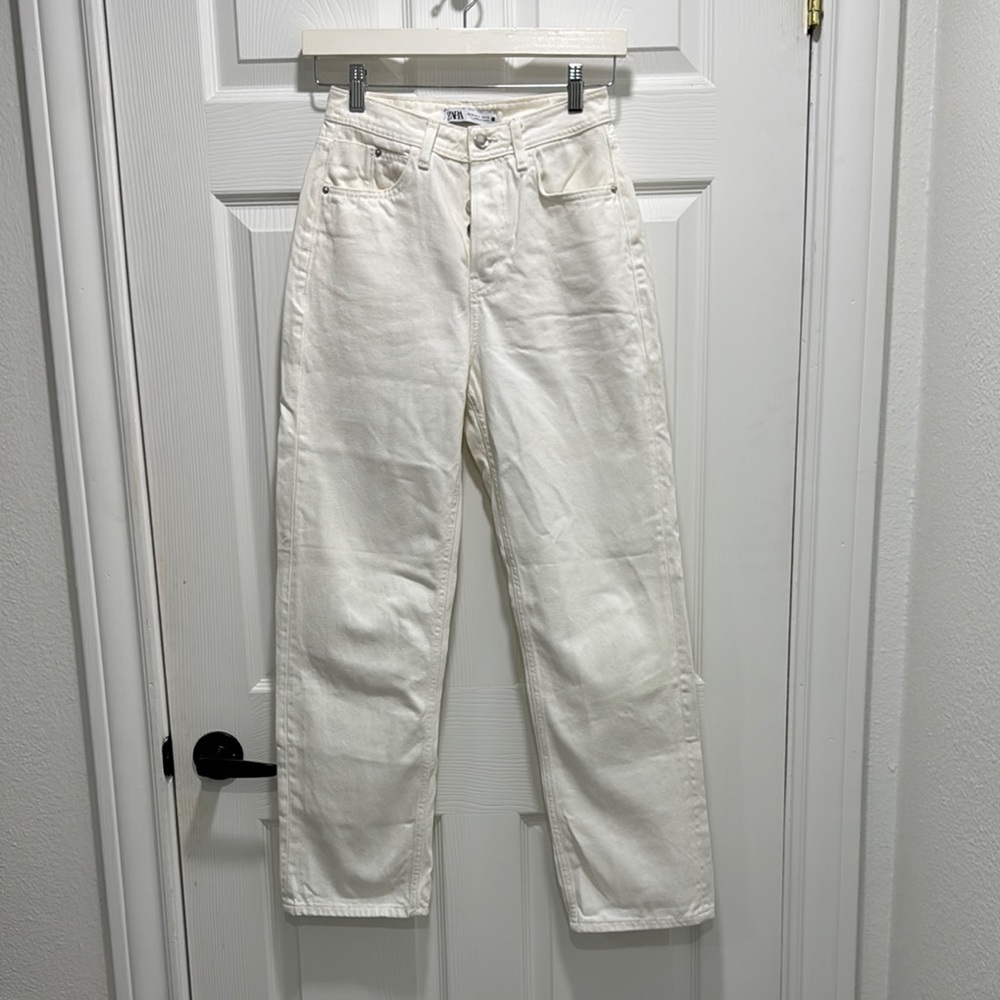 Zara White Jeans